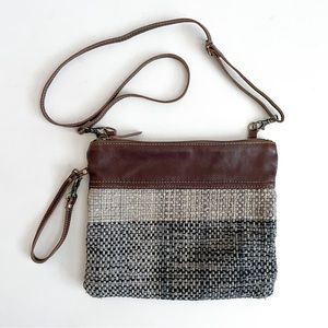 Myra Bag Textile Leather Crossbody Bag